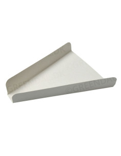 Pizzaslice neutral karton m/ bukkekanter - 