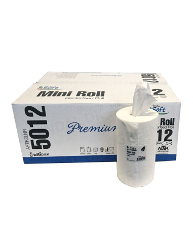 Aftørringspapir Green lux 1-lags 100m (5012) 12rul/kar - 