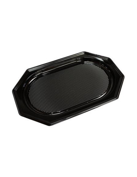 Serveringsfad Medium plast sort 45x30x3cm  100stk - 