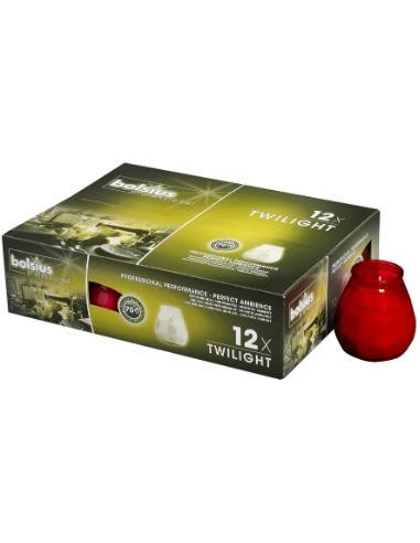 Light bowls red 70 hours 12pc/pack - 