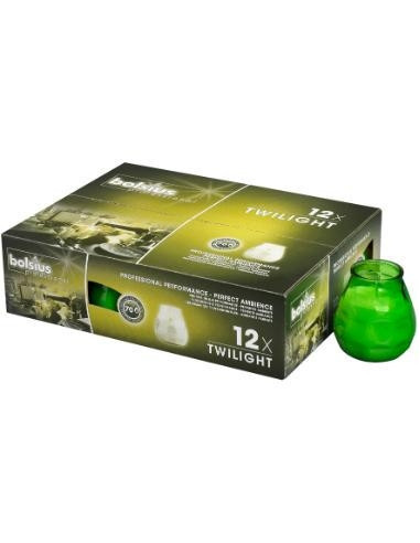 Lysbowle limegrøn 70 timer  12stk/pak - 