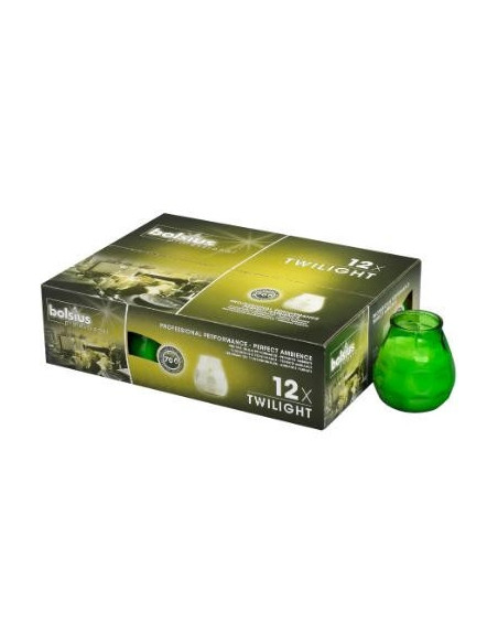 Lysbowle limegrøn 70 timer  12stk/pak - 