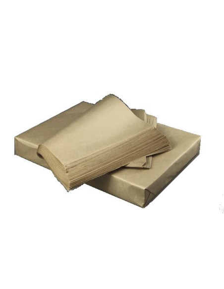 Burger/Sandwich paper PE brown coated 330x400mm 1000pc/box - 