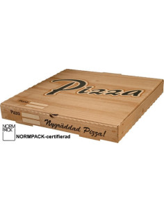 Pizza box 32x32x3cm Brown Normpack - 