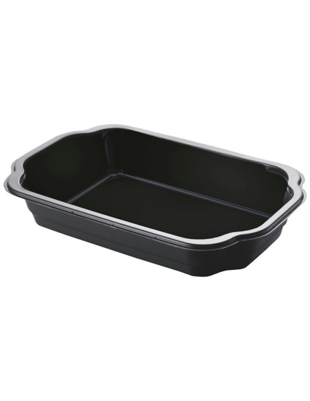 Take-Away bakke PP 250 x 159 x 45 mm Sort 1-Rum