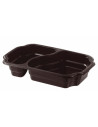 Take away tray PP 2-room 246pc/box - 