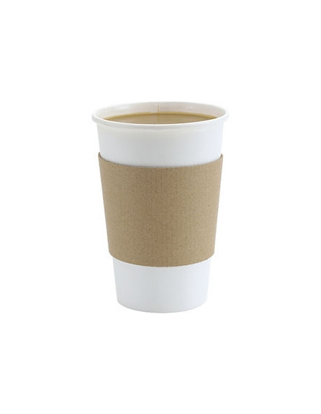 Manchet Stor pap Brun sleeve 355/473ml (12/16 oz) - 