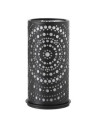 Lysestage t/LED metal 140x75mm Billy Sort 4stk/pak - 