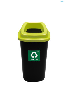 Waste container open lid 90L Lime Lid - 