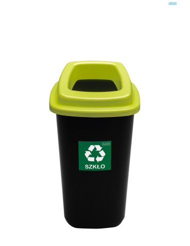 Waste container open lid 90L Lime Lid - 