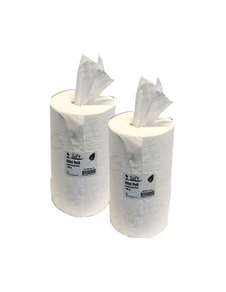 Aftørringspapir Green lux 1-lags 100m (5012) 12rul/kar - 