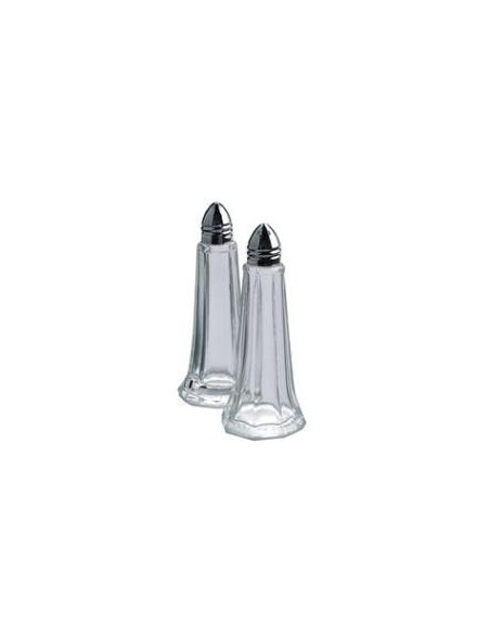 Pepper sprinkles 11cm Glass/Chrome - 