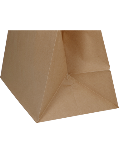 Papirsbærepose Take-away brun 17L 35x17x24,5cm - 