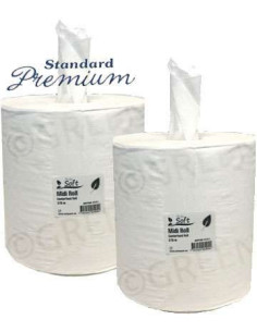 Wiping paper Green lux 1-layer 270m (5021) 6roll/box - 