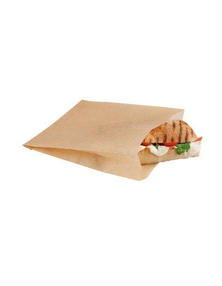 Sandwichpose 170x195 mm til Ovn Papir Brun 250stk/kar - 