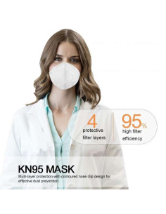 Ansigtsmaske FFP2/KN95 Luksus 2x10stk/pak -  2