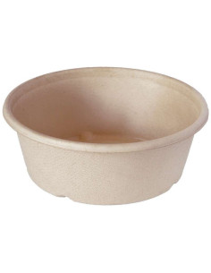 Miljøskål Bagasse Bowle 30oz 950/1000ml 10x50stk/kar - 