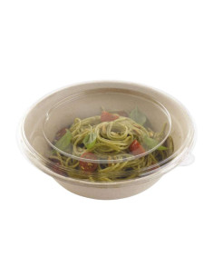 Lid t/ Bagasse Bowl (Bowle) 950ml 10x50pc/box -  2