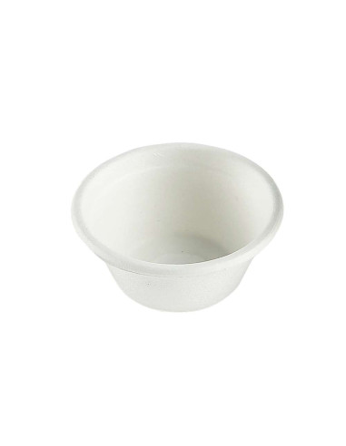 Dressing cup Bagasse 60ml 50x50pc/box - 