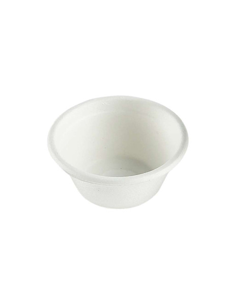 Dressing cup Bagasse 60ml 50x50pc/box - 