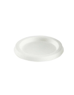 Dressing cup Bagasse 60ml (LID) 50x50pc/box - 