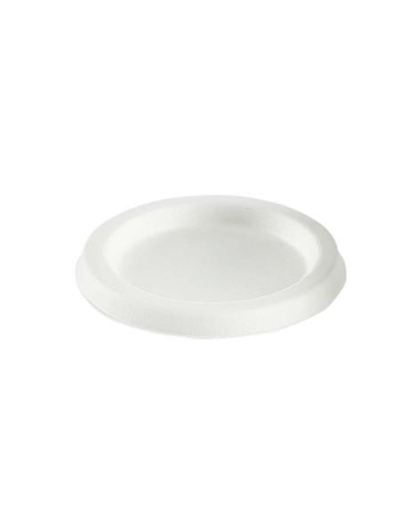 Dressing cup Bagasse 60ml (LID) 50x50pc/box - 
