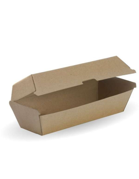 Menu Boks Take-Away Brun 12x18x7,5cm 200stk/kar - 