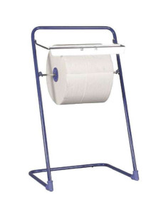 Floor stand neutral, 43x50cm blue stainless steel for workshop rolllers - 