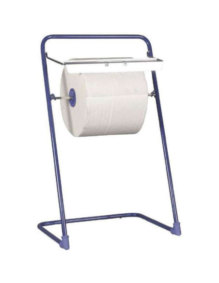 Gulvstativ neutral, 43x50cm blå rustfrit stål til værkstedsruller - 