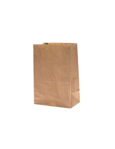 Klodsbundspose brun 6L 220x130x350mm 25stk/pak -  2