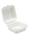 Burger box foam large w/lid IP6 5x100pc/box - 