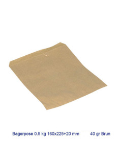 Baking bag brown 0.25 to 4kg 1000pc/pack -  2
