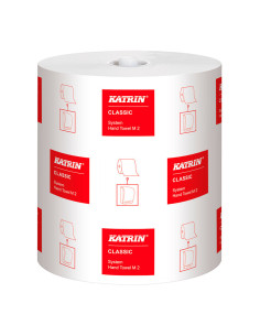 Wiping paper Katrin System M2 2-layer 21cmx170m 6roll/box - 