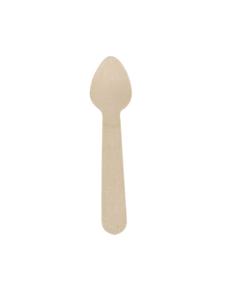 Træbestik TeSke Bio Birketræ 9,5cm 100x100stk/kar - 