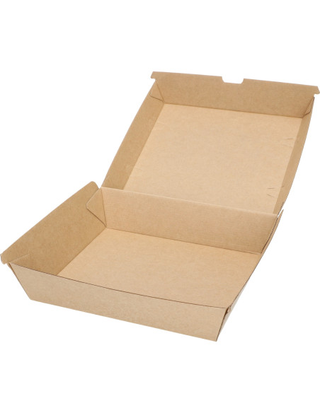 Menu box Take-Away Brown 20x18x7.5cm 200pc/box - 