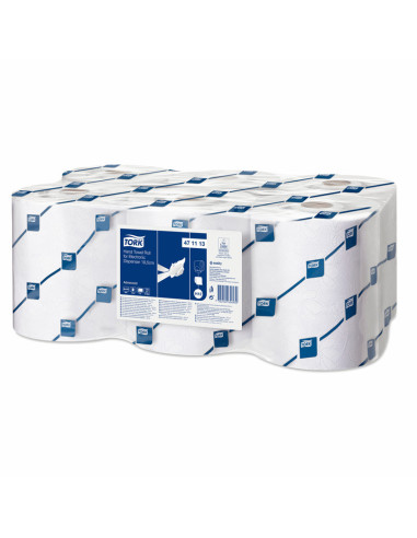 Håndklædeark Tork Advanced H12 2-lags Hvid 471113 enMotion 6rul/kar - 