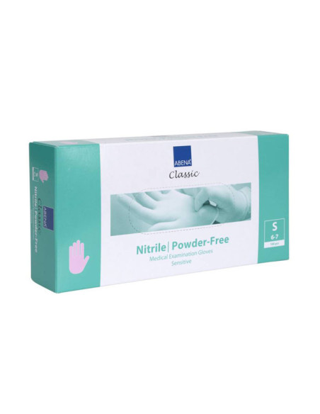 Disposable gloves Nitril Black Abena Powder-free Large 200pc/pack - 