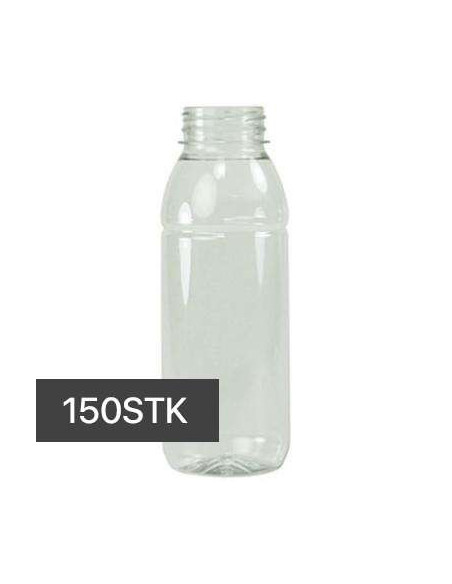 Flaske C.S  u/skruelåg Transparent 330ml.