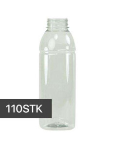 Flaske C.S  u/skruelåg Transparent 250-1000ml - 