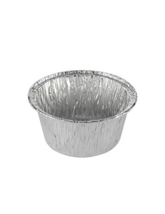 Aluminium mould w/ rolll edge 106 ml 100pc/pack - 