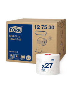 Toilet paper Tork Mid-Size T6 2-layer 100m 27roll/pack -  2