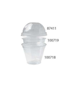 Glas Müsli bæger (Pulsar) Klar 16x50stk/kar -  2