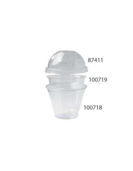 Glas Müsli bæger (Pulsar) Klar 16x50stk/kar - 