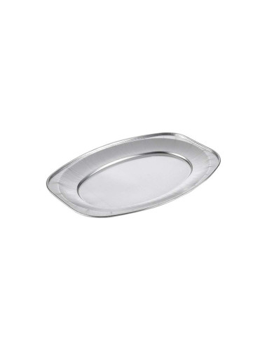 Catering platter small oval 35x25x2.1cm smooth 10pc/pack - 