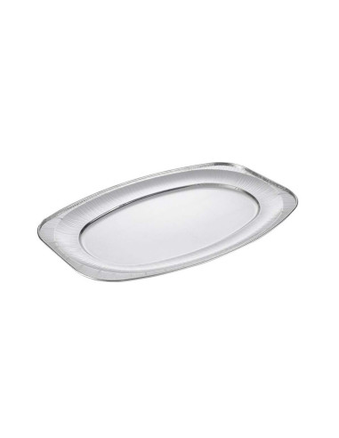 Catering dish large oval 55x36x2.2cm smooth 6x10pc/box - 