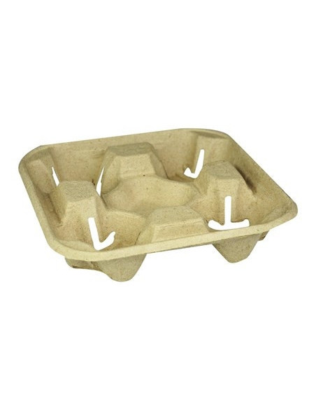 Kopholder bakke pap til 4 bægre 4x65stk/kar - 
