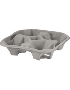 Cup holder tray cardboard for 4 cups 4x65pc/box -  2