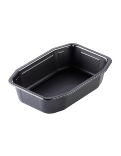 Tray 1-room 840ml Black 240pc/box -  2