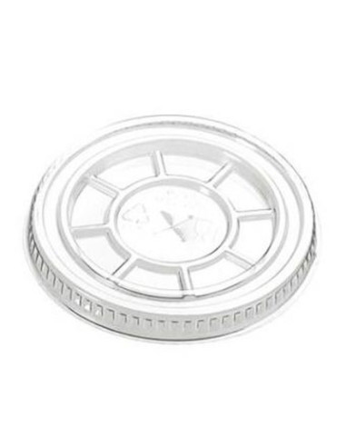 Glass Smoothie Pulsar (LID) Flat w/cross 32x50pc/box - 
