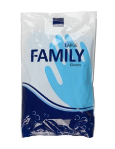 Rubber gloves Family vinyl/velvet -  2